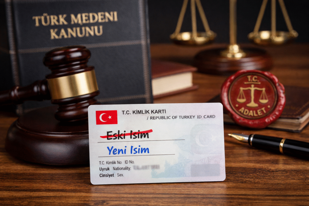 isim değiştirme ve soyadı değişikliği